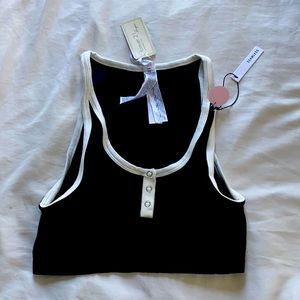 Forever21 Seamless black tank top